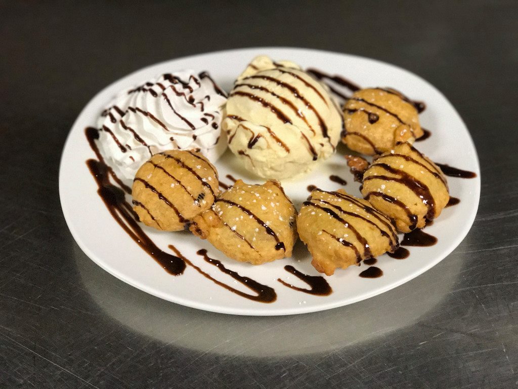 Order Funnel Cake Fried Oreos food online from Copperhead Grille store, Bethlehem on bringmethat.com