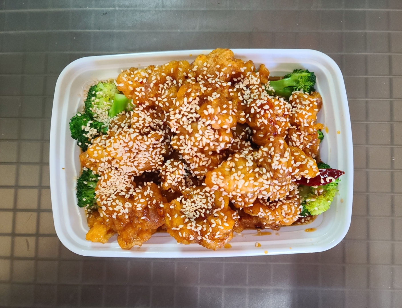 Order S.Sesame Chicken food online from China King store, Florissant on bringmethat.com