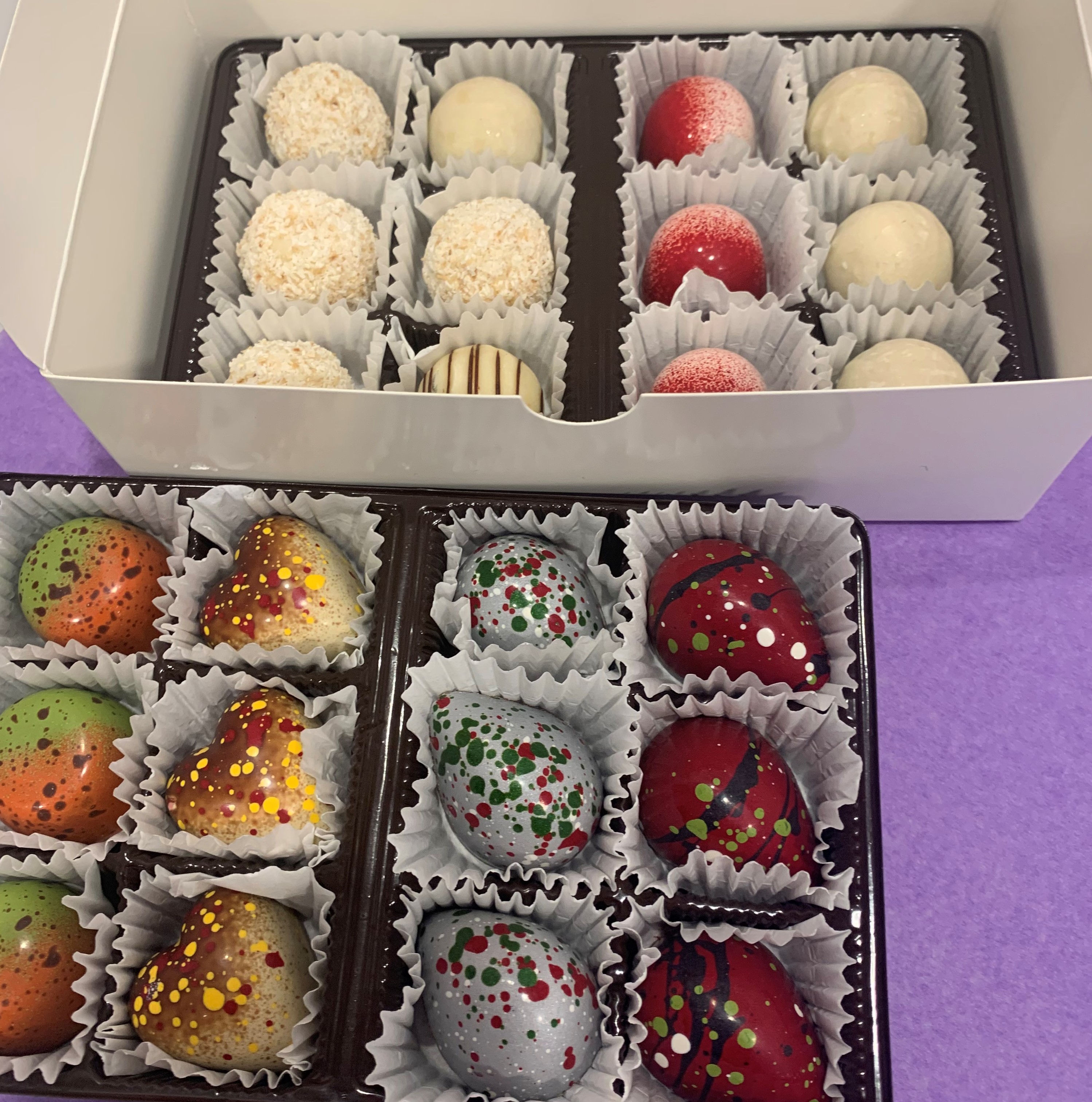 Order  Chocolates, Box of 24 food online from Le Macaron French Pastries store, Doylestown on bringmethat.com