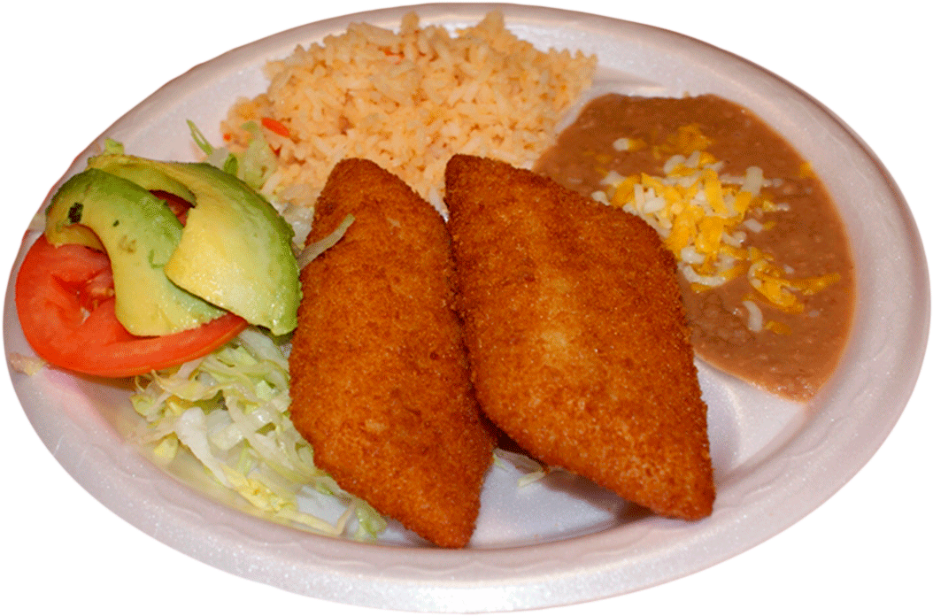 Order 6. Fish Combo food online from Rivas Mexican Grill #5 store, Las Vegas on bringmethat.com