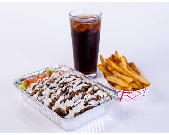 Order Lamb Platter Combo food online from New York Chicken & Gyro store, Los Angeles on bringmethat.com