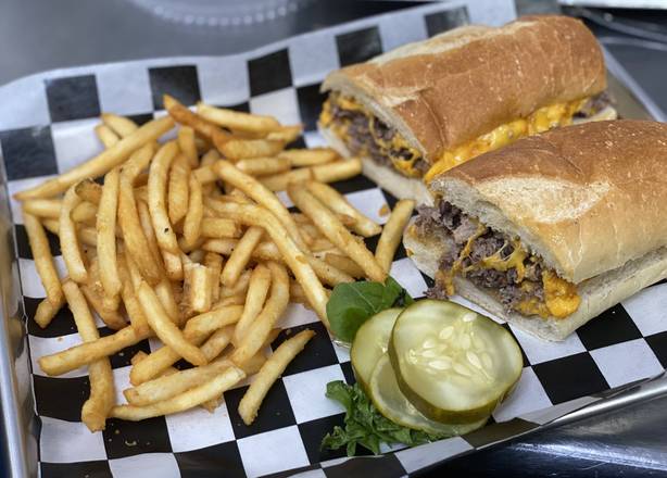 Order Philly Cheesesteak Sandwich food online from The Dublin Yard store, Secaucus on bringmethat.com