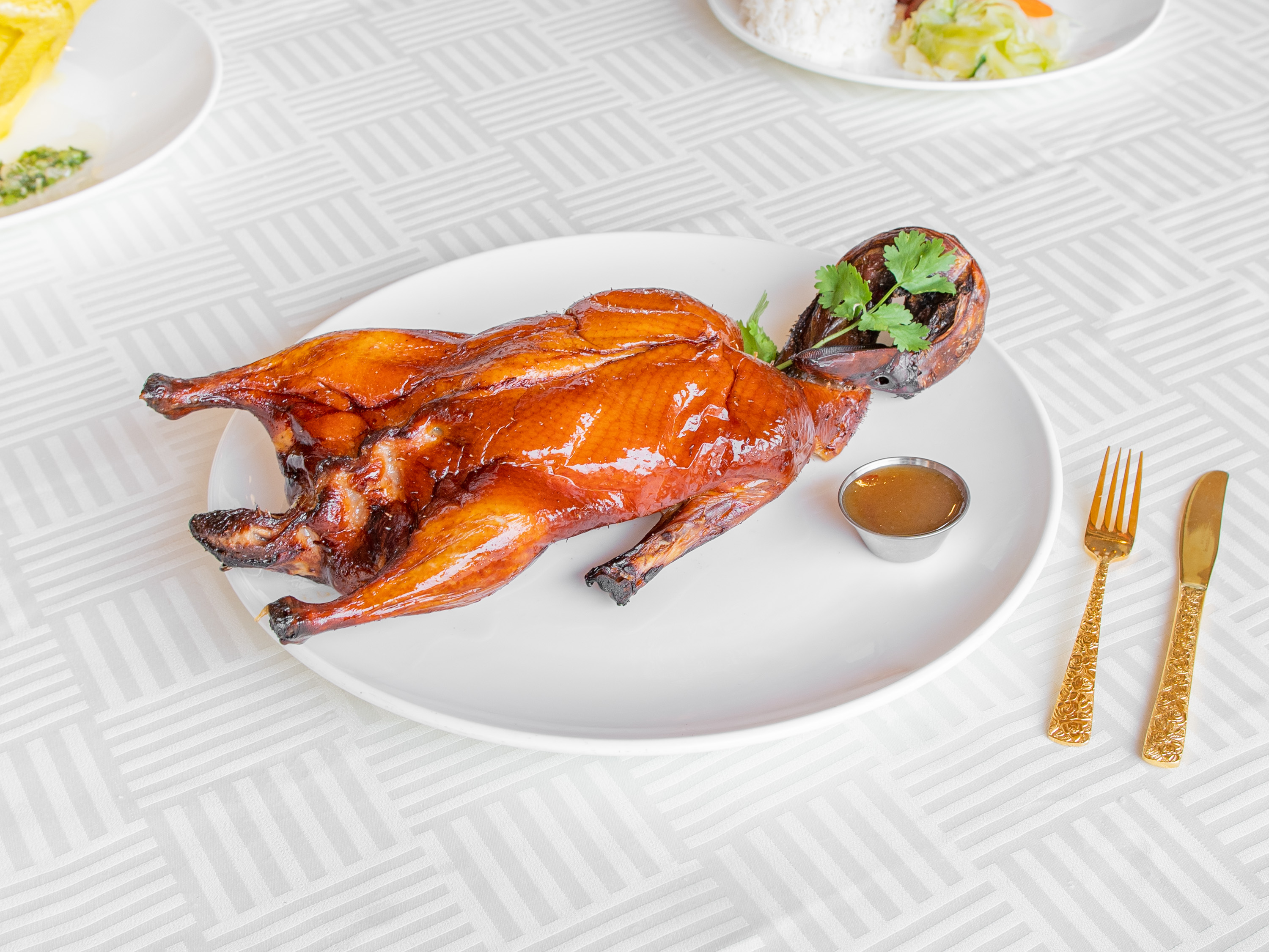 Order Signature Roasted Duck 招牌掛爐鴨 food online from Full House Seafood Restaurant store, Arcadia on bringmethat.com