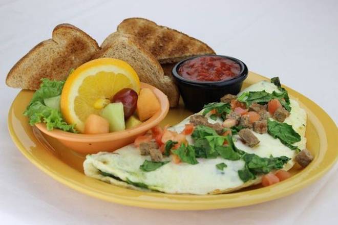 Order Lean and Green Omelette food online from Scramblers store, Powell on bringmethat.com