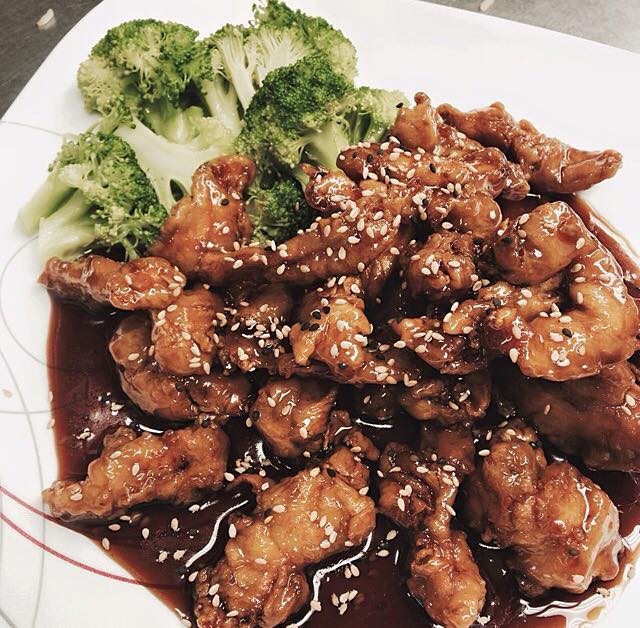Order Sesame Chicken food online from Fusion Asian Bistro store, Buford on bringmethat.com