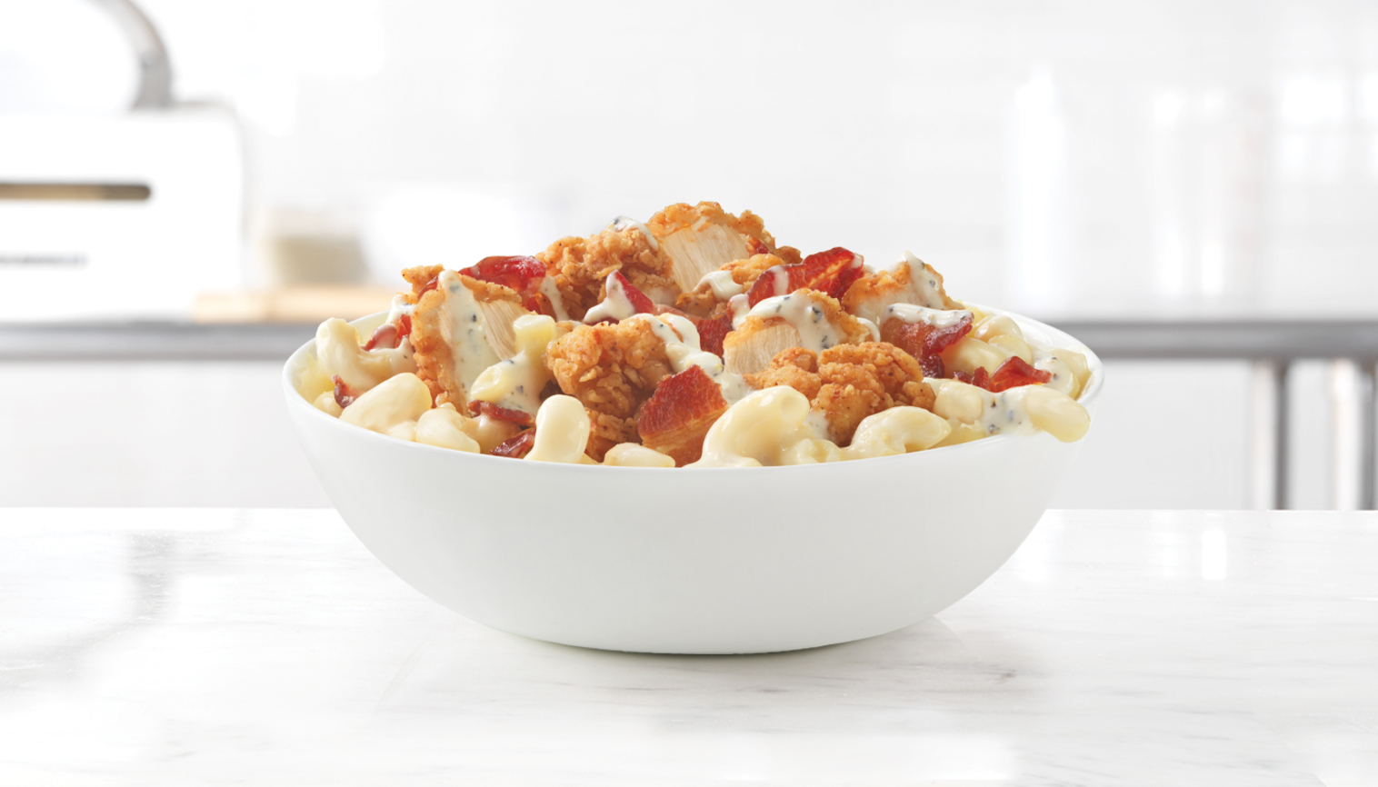 Order Loaded Chicken Bacon Ranch Mac 'n Cheese food online from Arby store, Akron on bringmethat.com