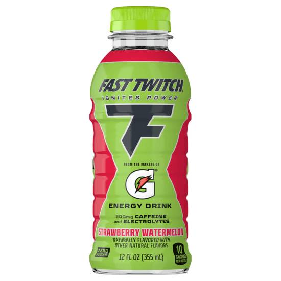 Order Fast Twitch Energy Strawberry Melon 12oz food online from Casey's store, Lawrence on bringmethat.com