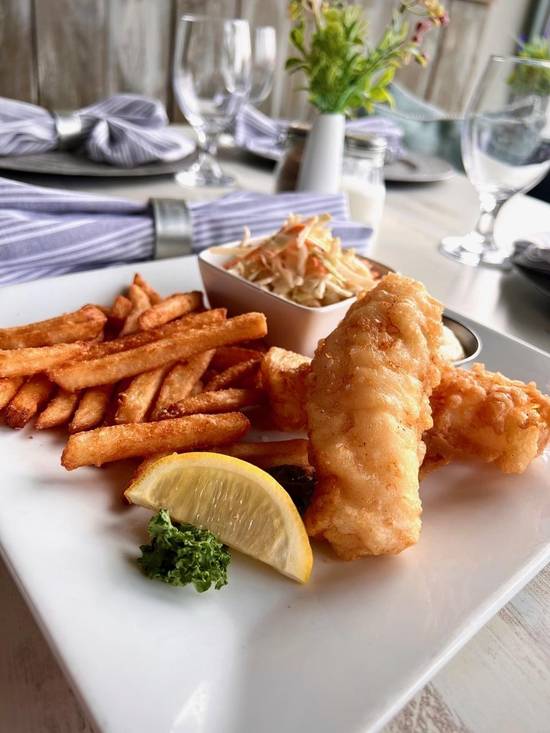 Order Fish and Chips food online from Hopscotch & Vine store, Plainfield on bringmethat.com