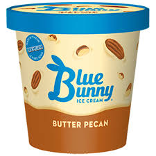 Order Blue Bunny Butter Pecan Pint food online from Speedy's Convenience Store #10 store, Saint Joseph on bringmethat.com