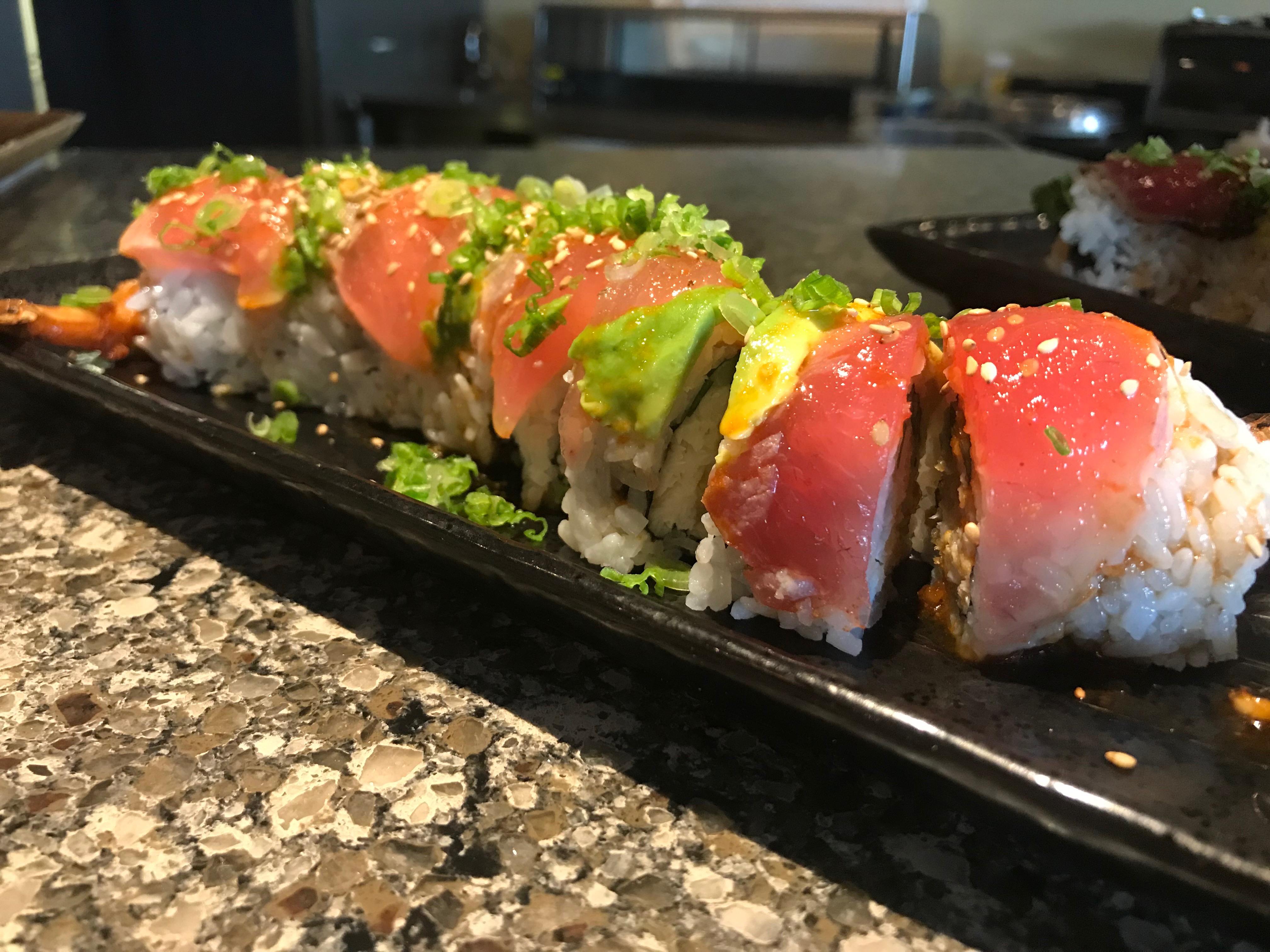 Order Albacore Special Roll food online from Sushi Lounge store, San Diego on bringmethat.com