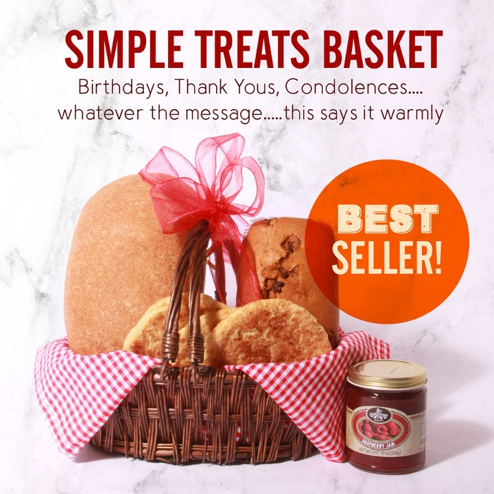 Order Simple Treats Basket food online from Great Harvest Bread Co. store, Provo on bringmethat.com