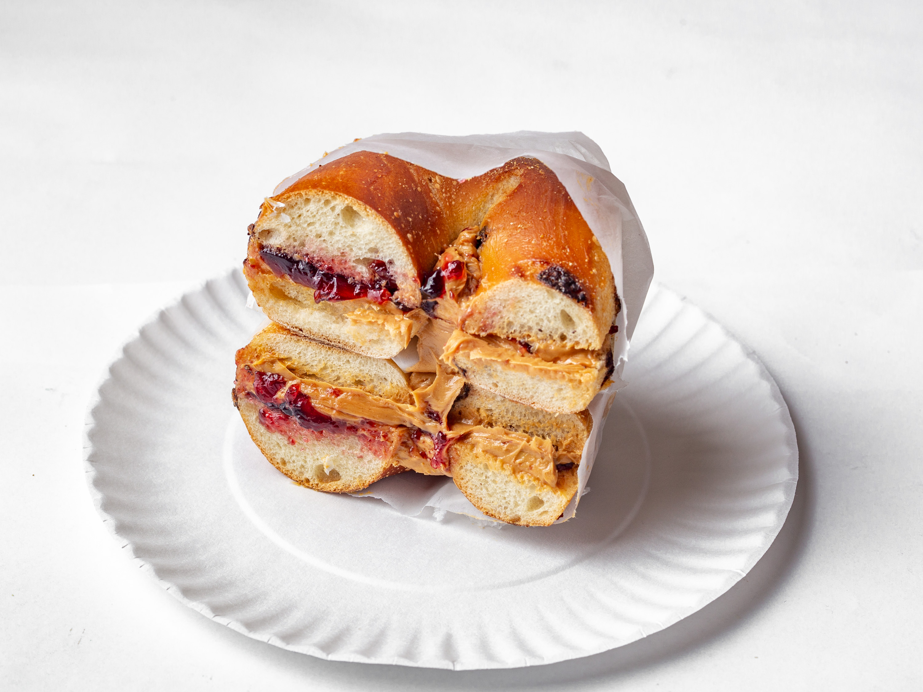Order The Sweet "Bri" Sandwich food online from Bagels On the Hudson store, Hoboken on bringmethat.com