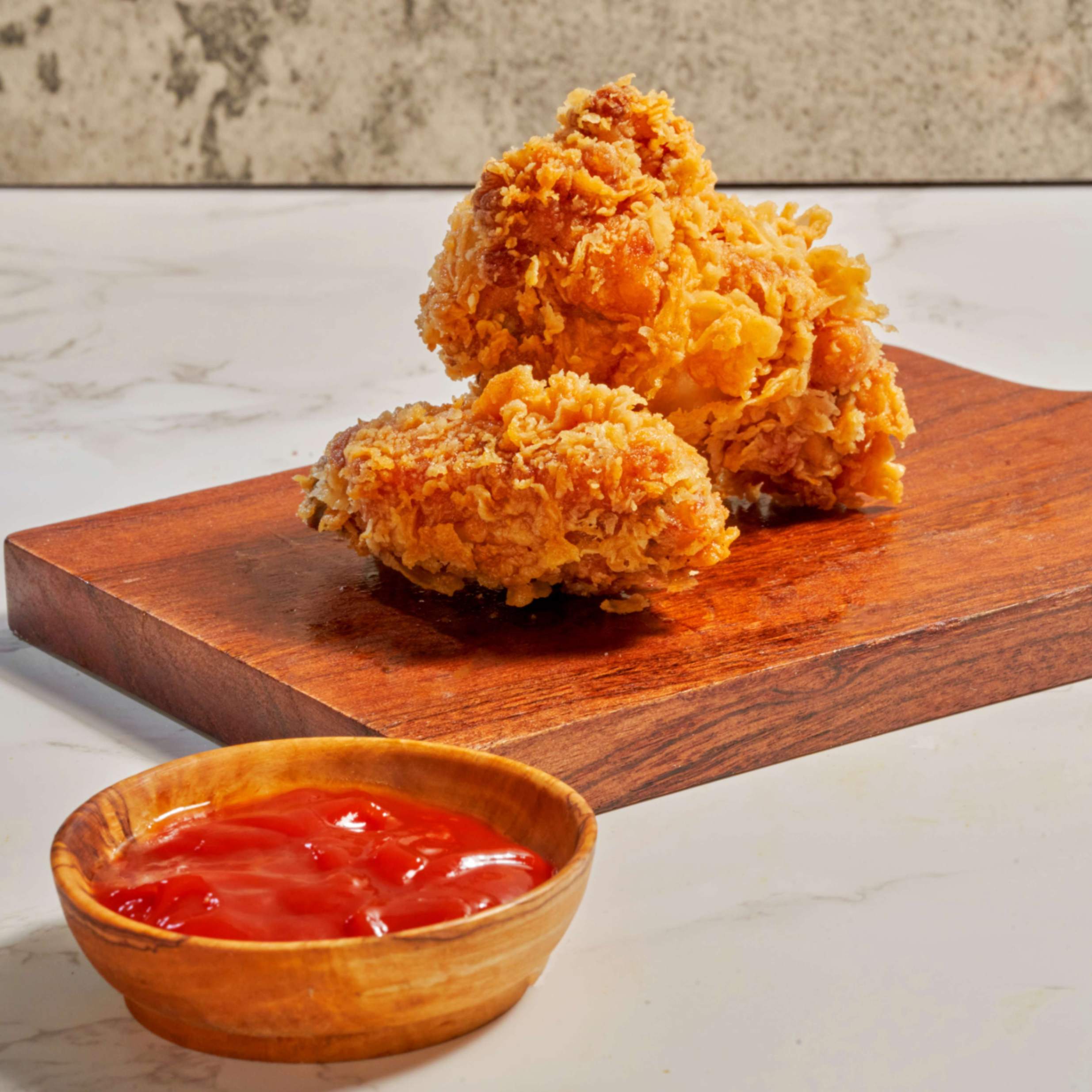 Order Spicy Crispy Chicken Wings(2) 辣翅 food online from 98k Hamburger store, Pittsburgh on bringmethat.com