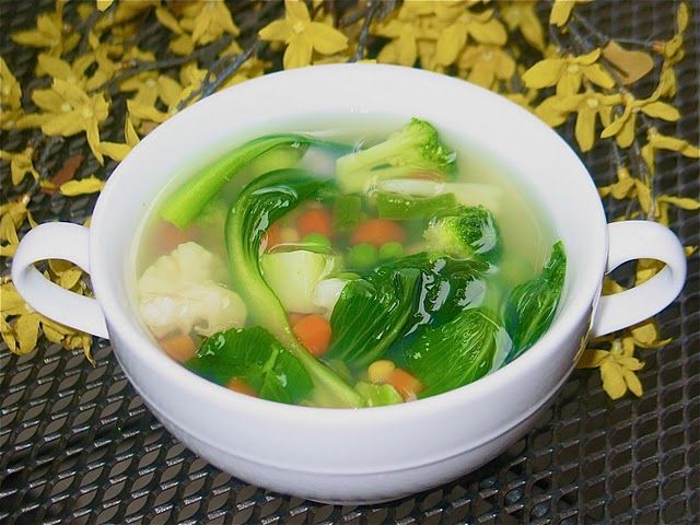 Order 10. Vegetable with Tofu Soup food online from China First store, Seattle on bringmethat.com