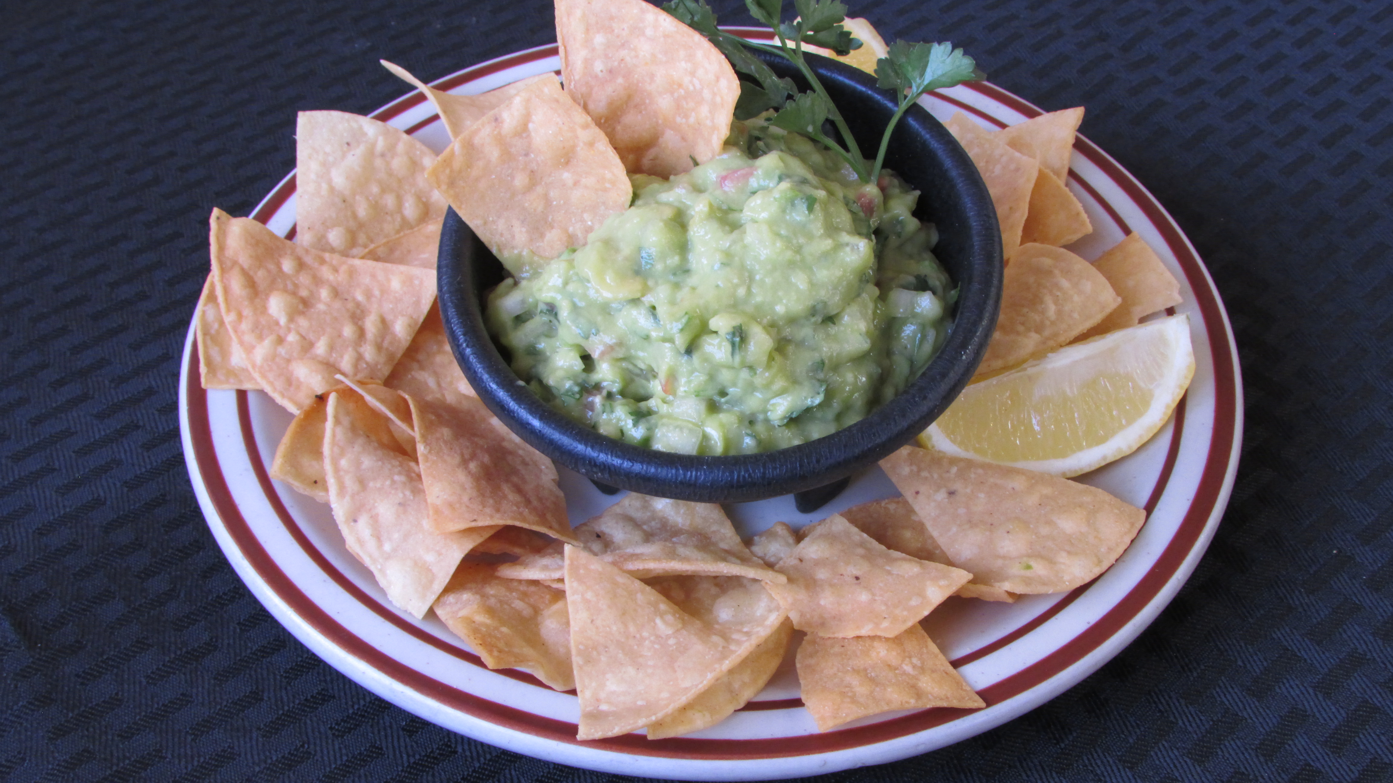 Order Fresh Guacamole food online from Tortillas Restaurant store, Cathedral City on bringmethat.com