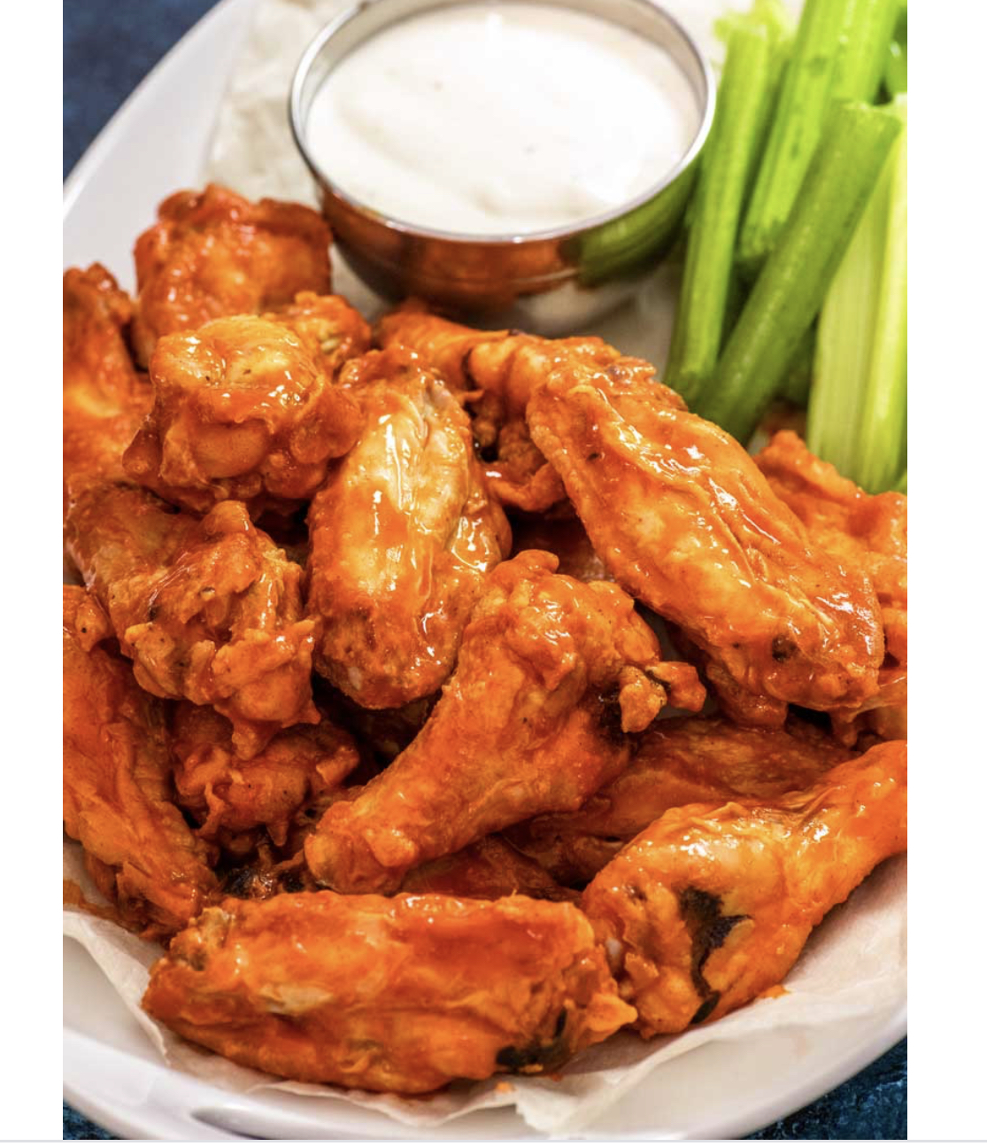 Order J7. Buffalo Chicken Wing (8) food online from Joy House store, Long Branch on bringmethat.com