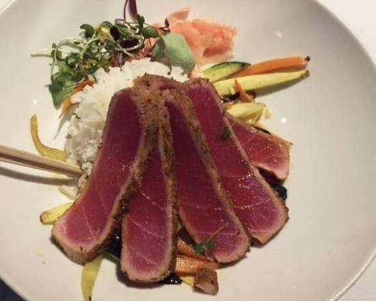 Order Seared Rare Ahi Tuna food online from The Nest Restaurant store, Indian Wells on bringmethat.com