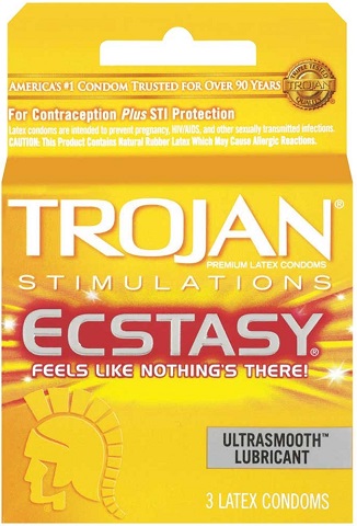 Order Trojan Rib Ecstasy Condom 3 Pack food online from 7-Eleven store, San Juan Capistrano on bringmethat.com