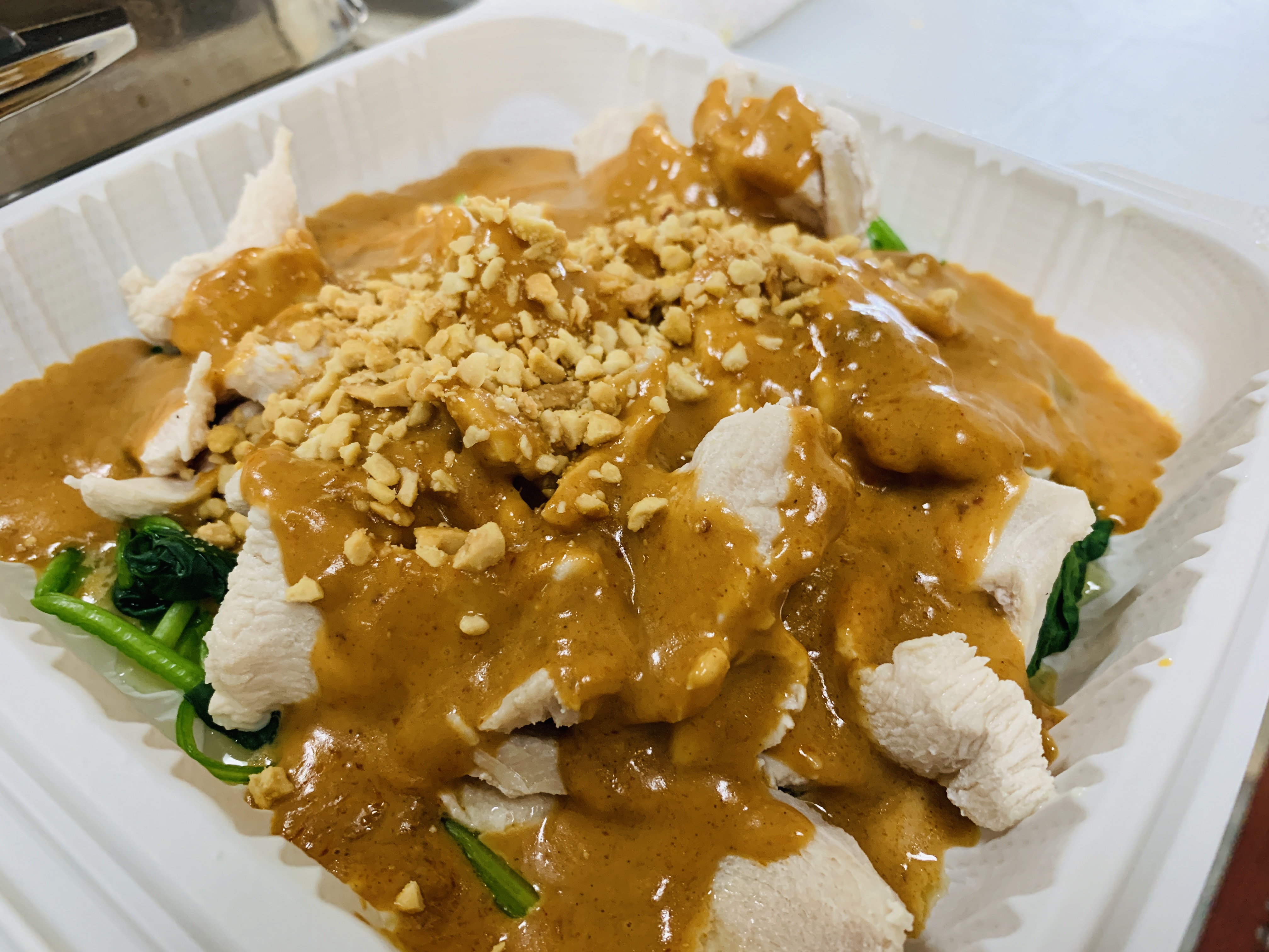 Order Pra Ram  food online from Shine Thai Cuisine store, Daly City on bringmethat.com