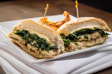 Order Chicken & Spinach Sub - Sub food online from Top Tomato Bar & Pizza store, Philadelphia on bringmethat.com