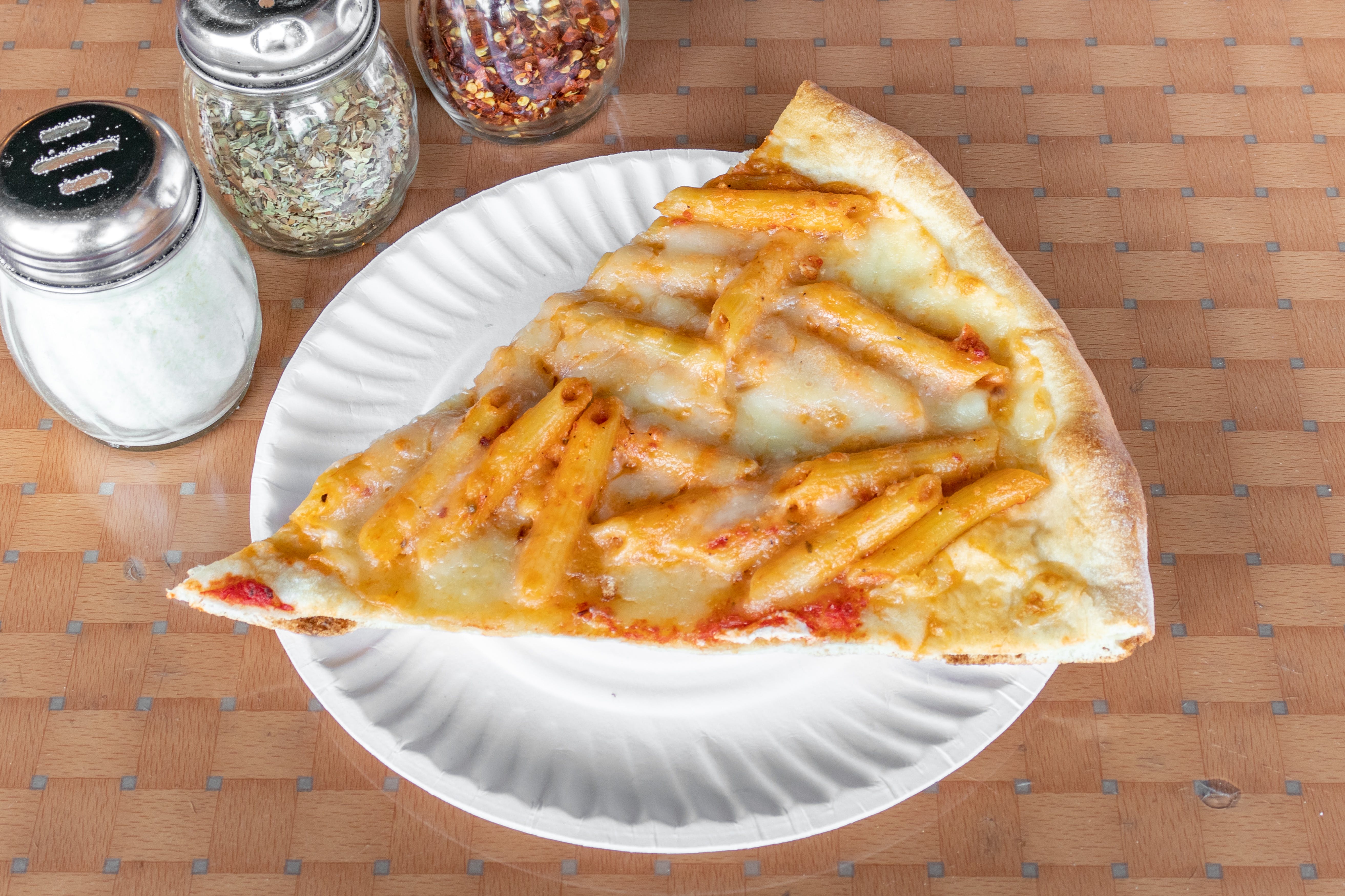 Order Penne a la Vodka Pizza - Medium 14" food online from Guido's Pizza Parlor store, Walden on bringmethat.com