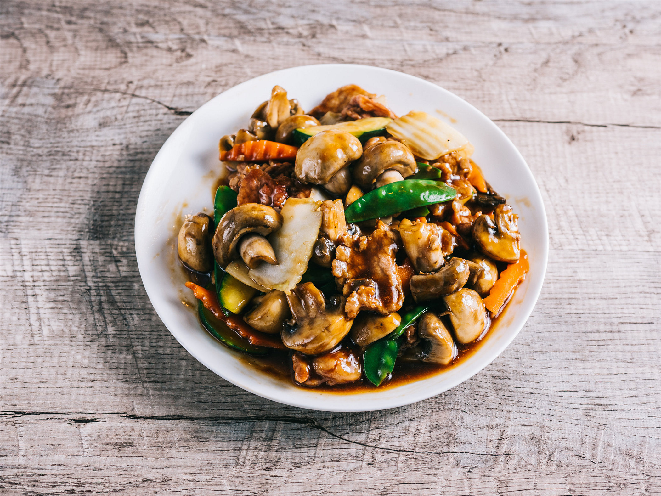 Order 84. Beef with Mushroom food online from Panda House store, Mineola on bringmethat.com