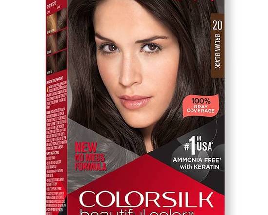 Order Revlon Colorsilk Beautiful Color: Brown Black 20 food online from iDa Beauty Supply Store store, Middletown on bringmethat.com