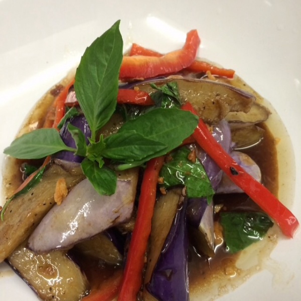 Order Basil Eggplant food online from Simply Thai Restaurant store, Los Angeles on bringmethat.com
