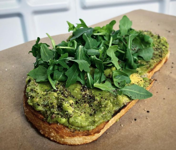 Order 'So What, I’m Basic’ Avo Toast food online from Lueberry Acai store, Louisville on bringmethat.com