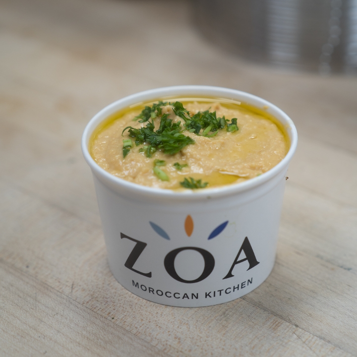 Order Fava bean Hummus food online from Zoa Moroccan Kitchen store, Houston on bringmethat.com
