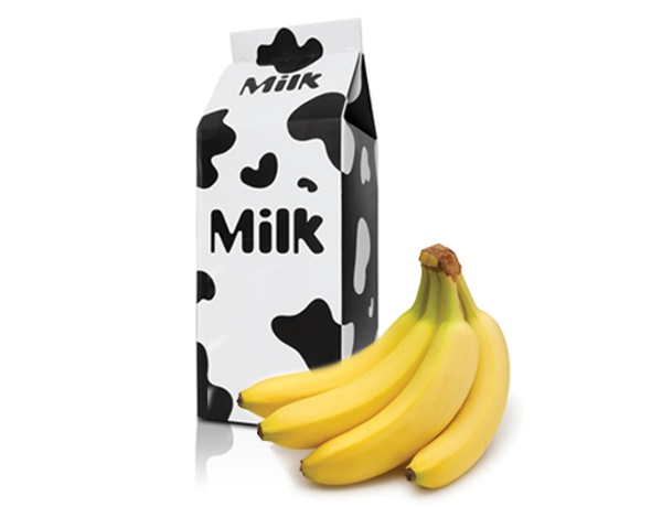 Order Banana Milk Smoothie food online from Mr. Juice store, Woodland Hills on bringmethat.com