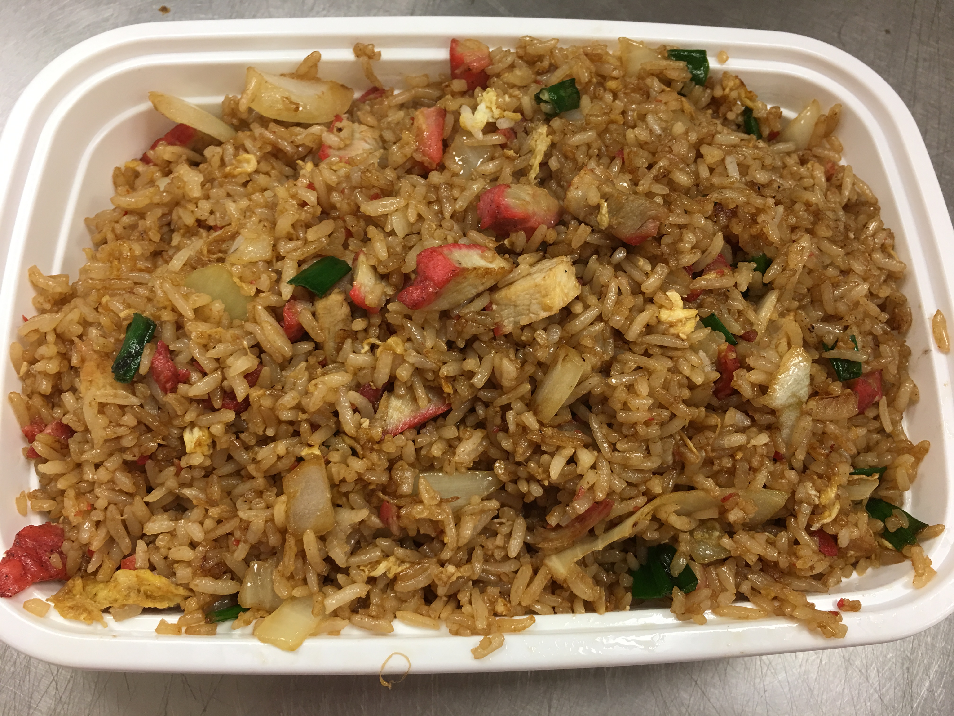 Order 209. Pork Fried Rice  ( Large ) food online from China China store, Joliet on bringmethat.com