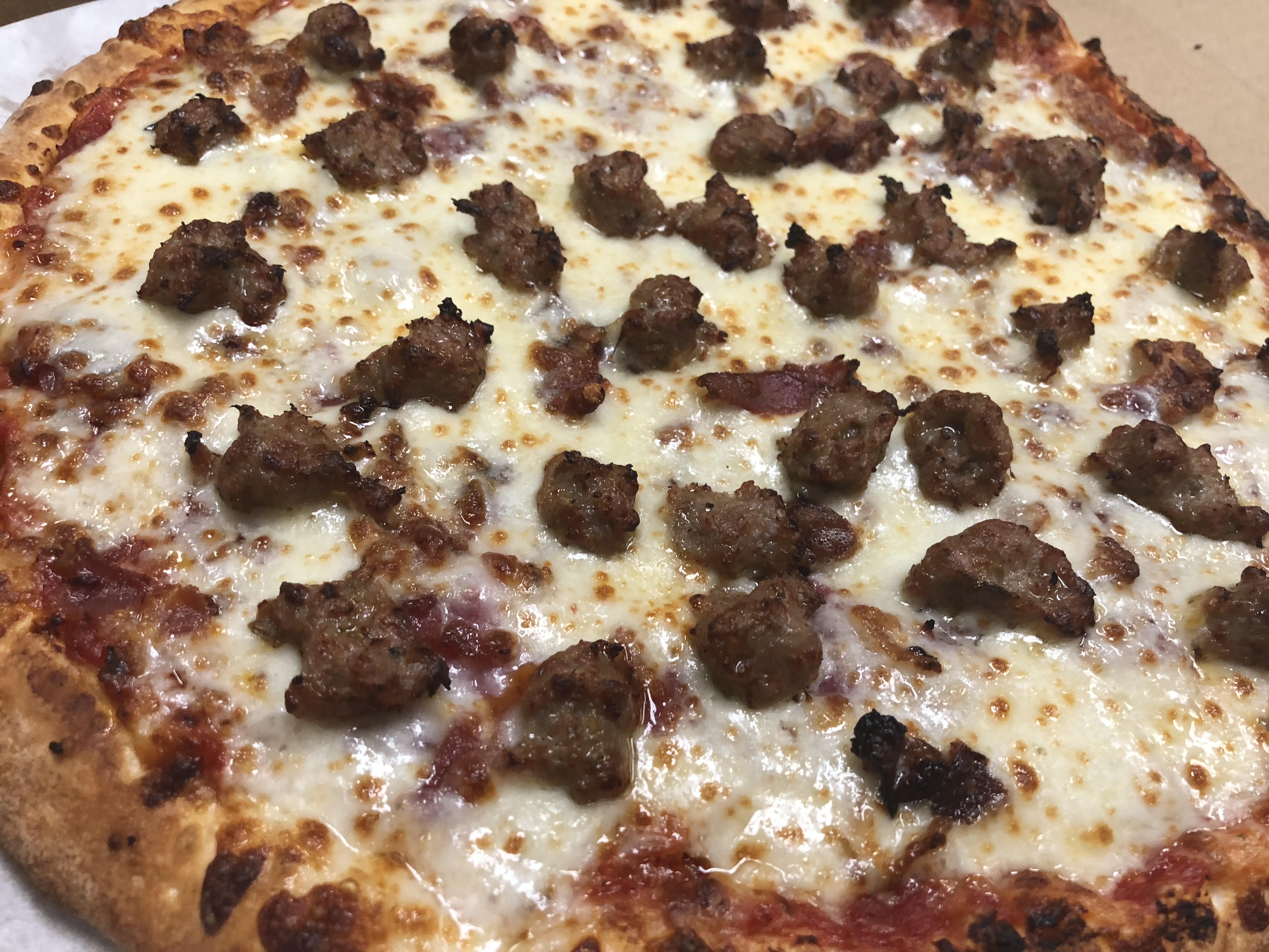 Order Meat Signature Pizza food online from Papa Joe's Pizza store, Riverside on bringmethat.com