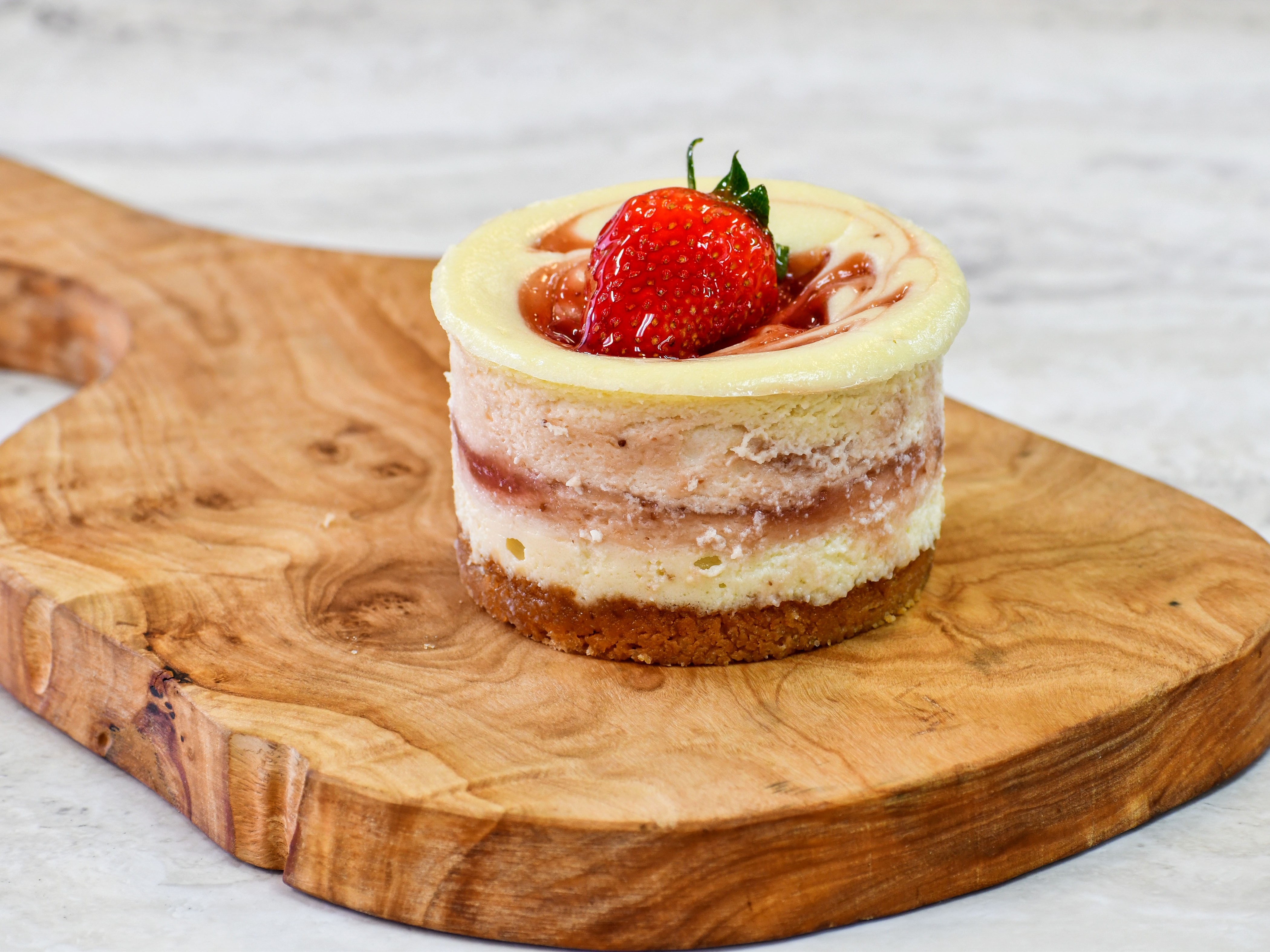 Order Strawberry Fields Cheesecake food online from Crumble & Whisk store, Oakland on bringmethat.com