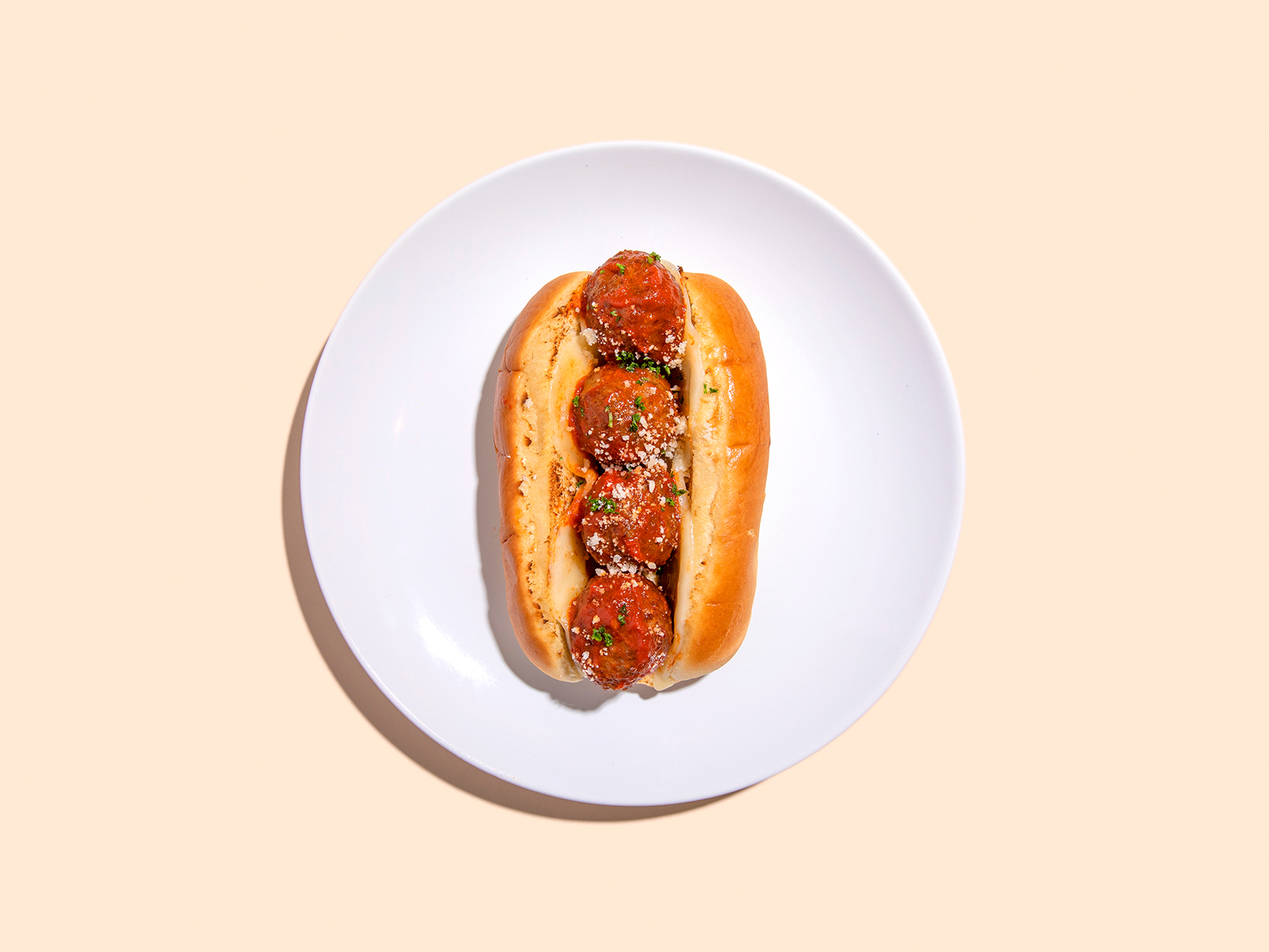 Order Meatball Parmesan Sandwich food online from Ma Meatballs store, Los Angeles on bringmethat.com