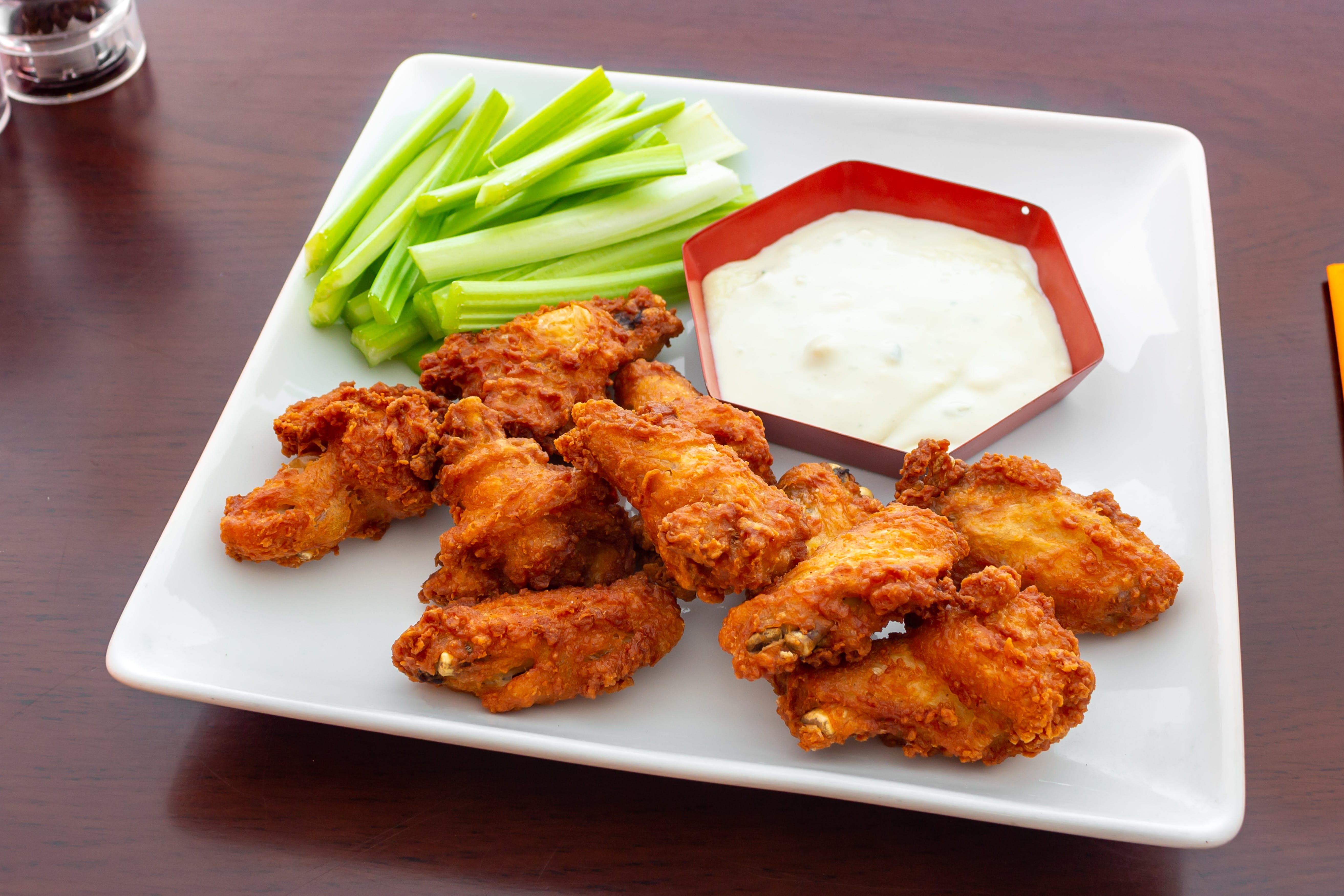 Order Buffalo Wings - 7 Pieces food online from Sole Pizzeria & Restaurant store, North Bergen on bringmethat.com