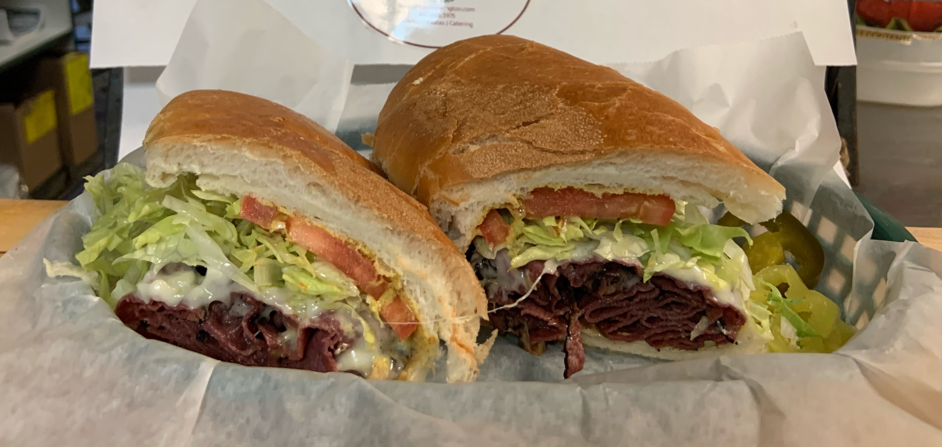 Order Pastrami Sandwich food online from Steve Place store, Newington on bringmethat.com