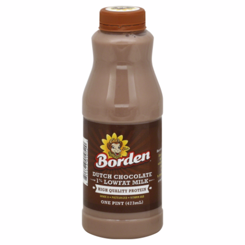 Order Borden Dutch Chocolate 1% Lowfat Milk 1 Pint food online from 7-Eleven store, Parma on bringmethat.com