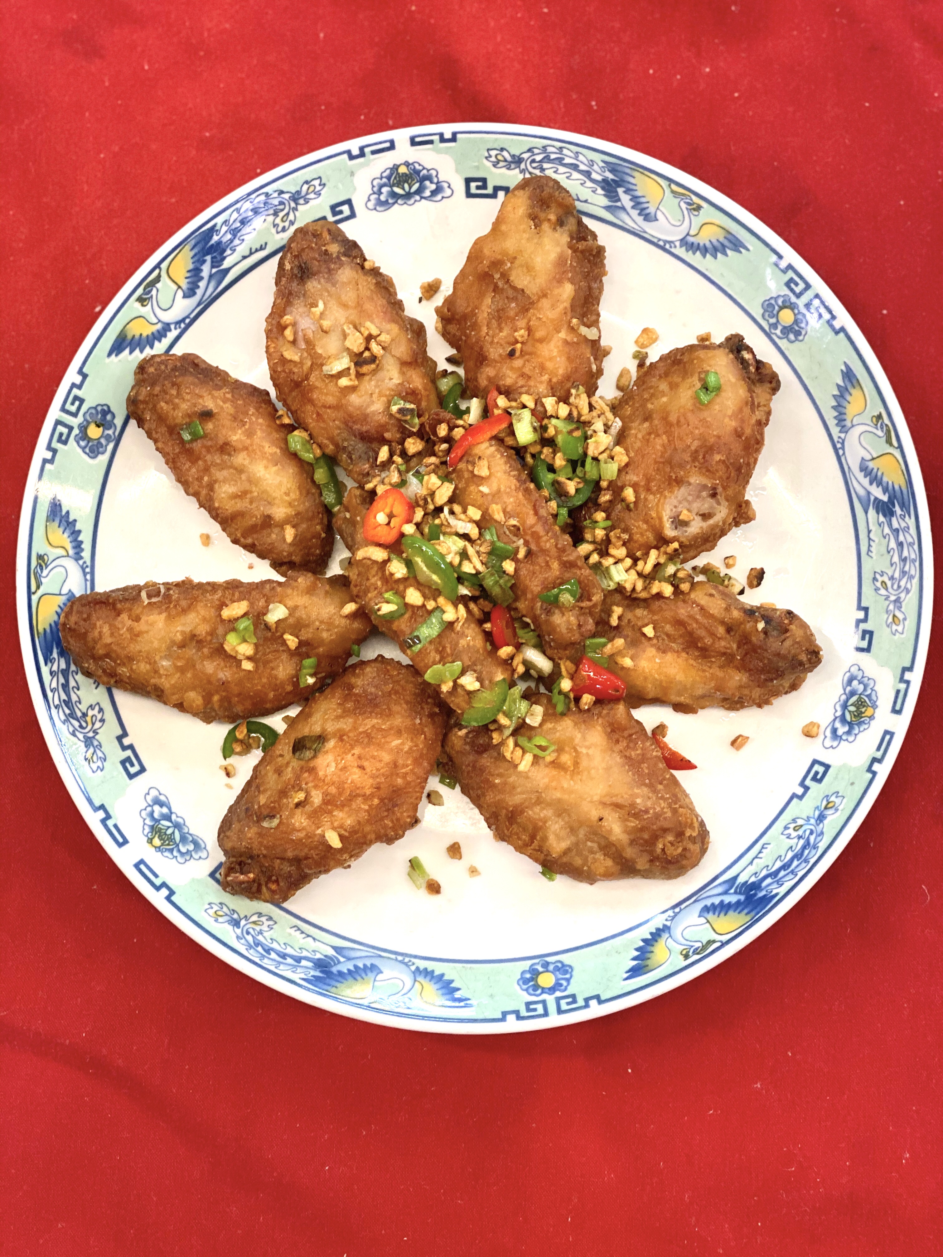 Order 14. Spiced Salted Chicken Wings food online from Great Eastern Restaurant store, San Francisco on bringmethat.com