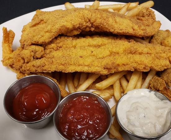 Order Fried Seafood Platter food online from The Rouxpour store, Friendswood on bringmethat.com