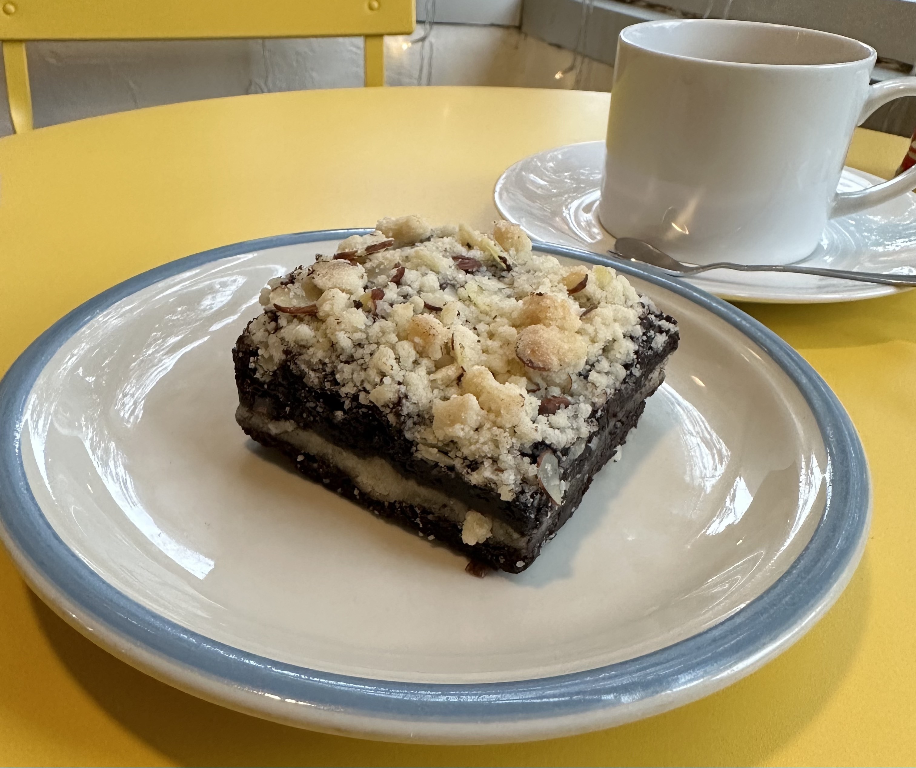 Order Chocolate Almond Coffee Cake food online from Geppetto Cafe store, Pittsburgh on bringmethat.com
