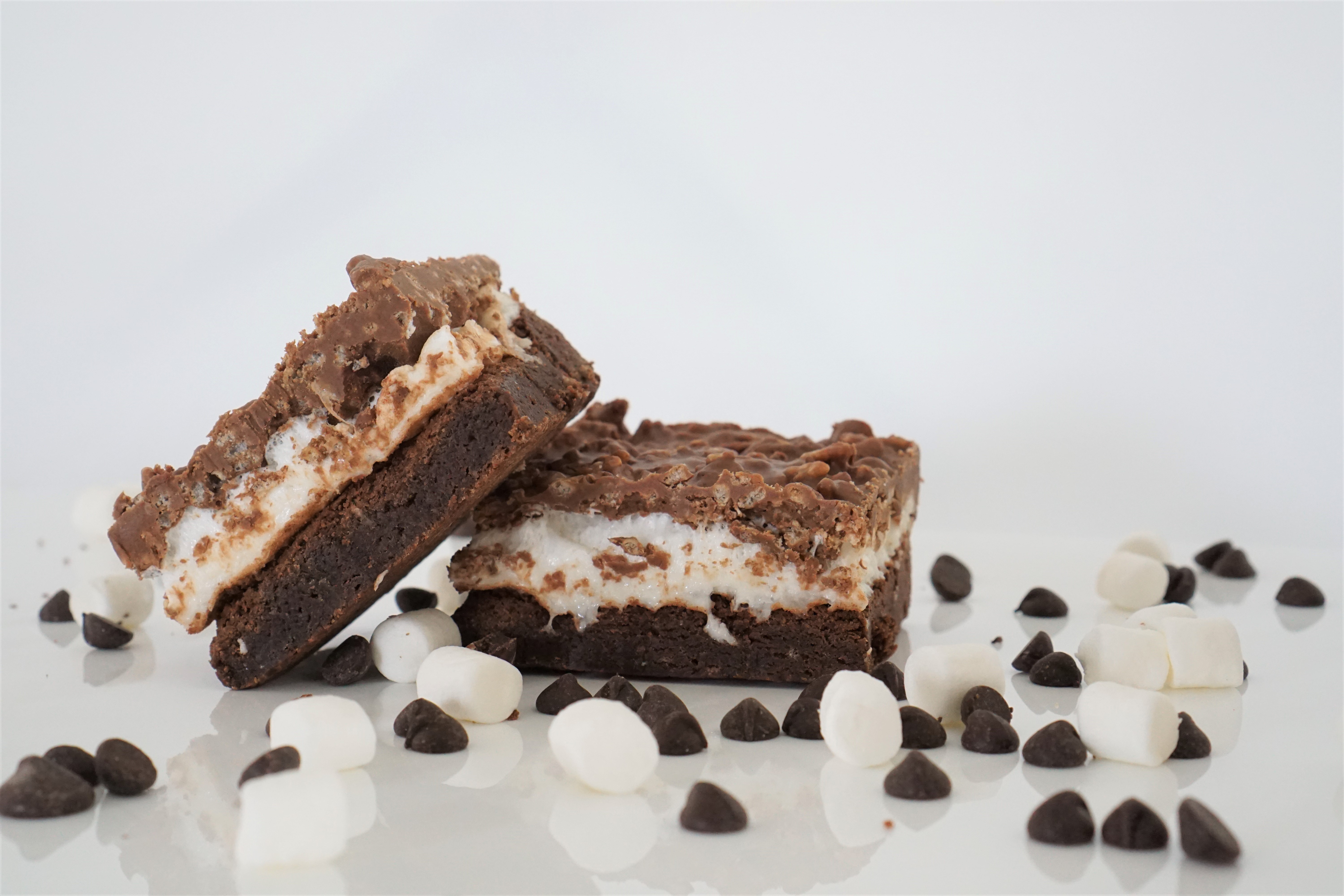 Order Krispy Peanut Butter Marshmallow Brownie food online from Caked store, San Diego on bringmethat.com