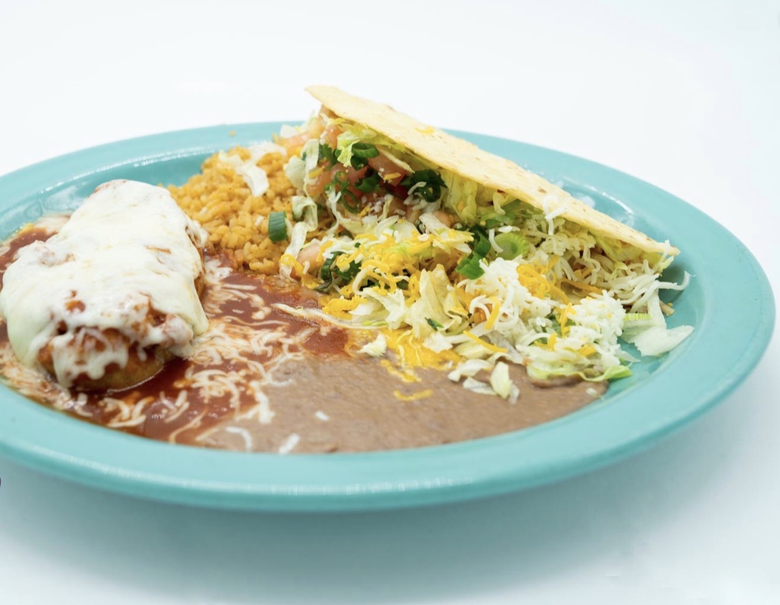 Order #8 Chalupa and Chile Relleno Combo food online from El Tenampa store, Meridian on bringmethat.com