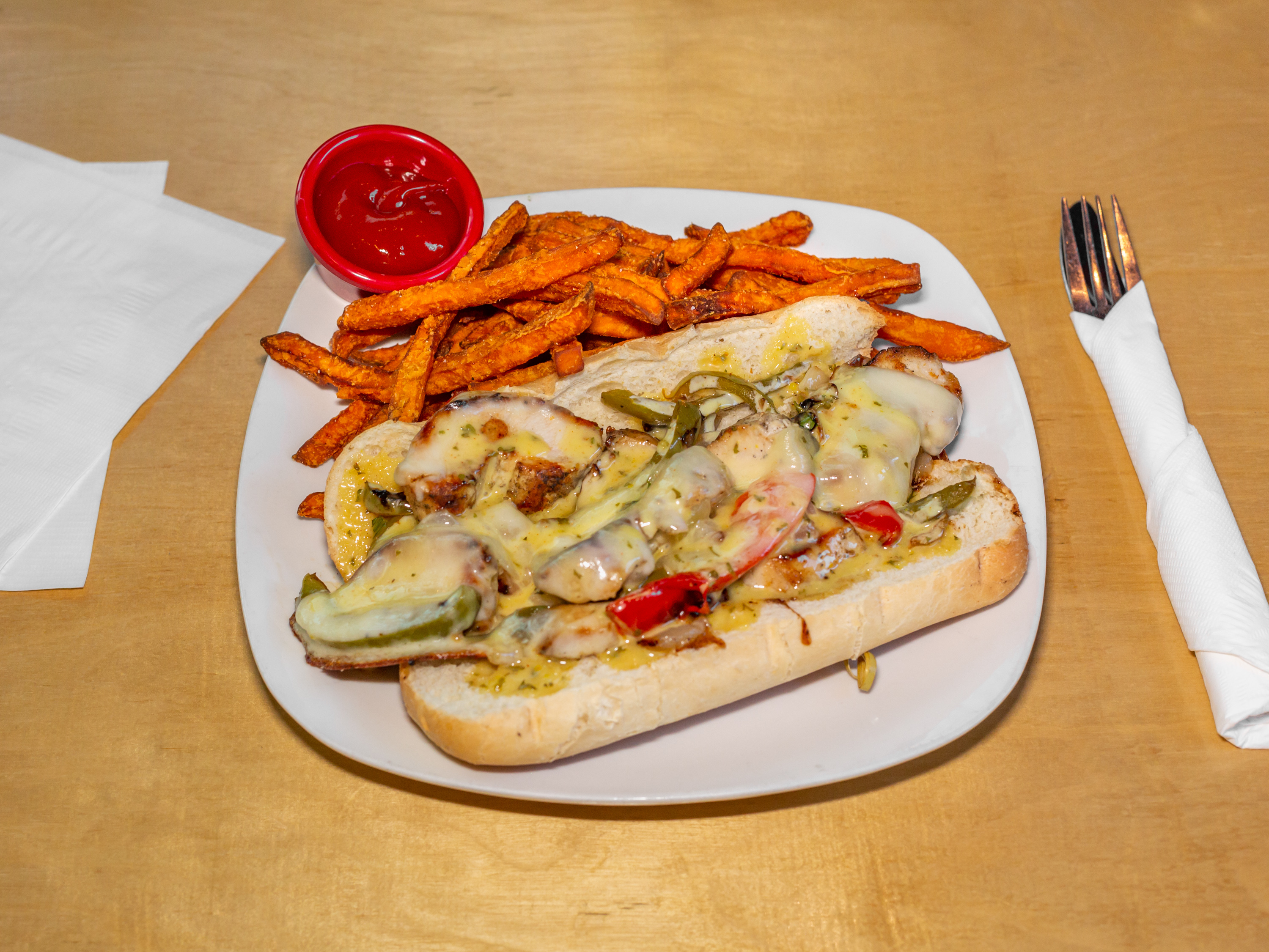 Order Chicken Philly Sub food online from Firefly store, Charlottesville on bringmethat.com
