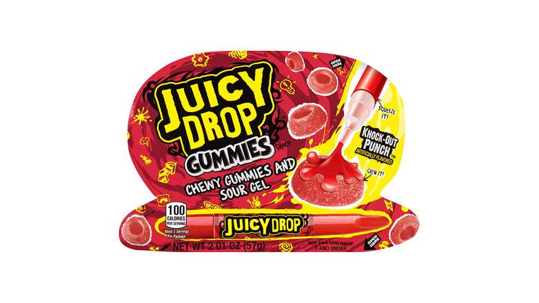 Order Topps Juicy Drop Gummies Assorted Flavors food online from Red Roof Market store, Lafollette on bringmethat.com