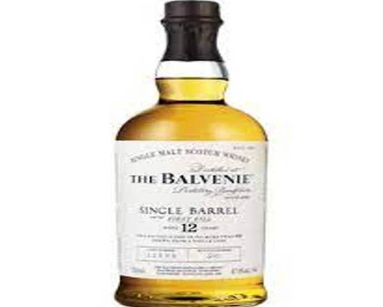 Order The Balvenie Single Malt Scotch Whisky Single Barrel 12 years 750 ml 47.8% food online from Starway Liquor store, Bell Gardens on bringmethat.com