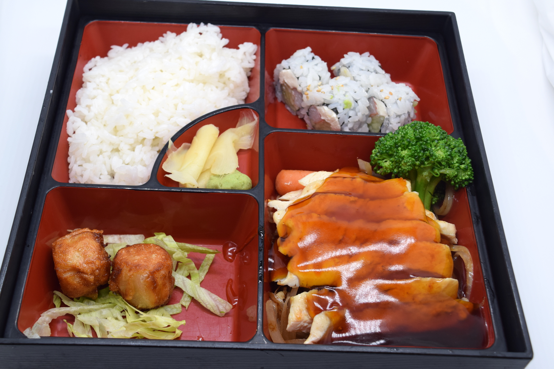 Order Chicken Teriyaki Bento Box Lunch Special food online from Mizu Japanese Restaurant store, Niles on bringmethat.com
