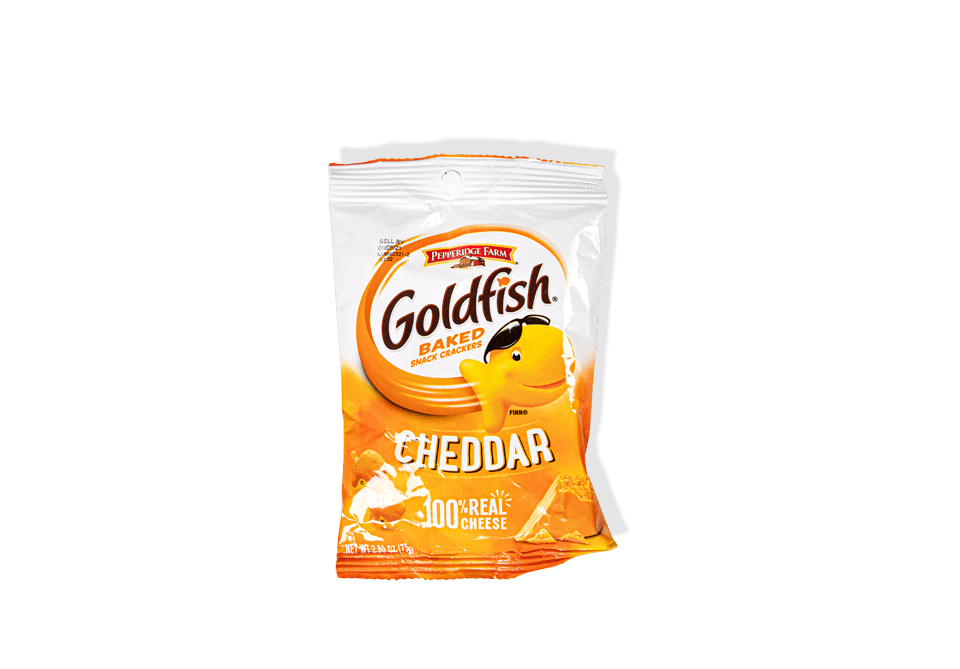 Order PF Cheddar Goldfish 2.65 - 2.5 oz food online from Wawa store, Holiday on bringmethat.com