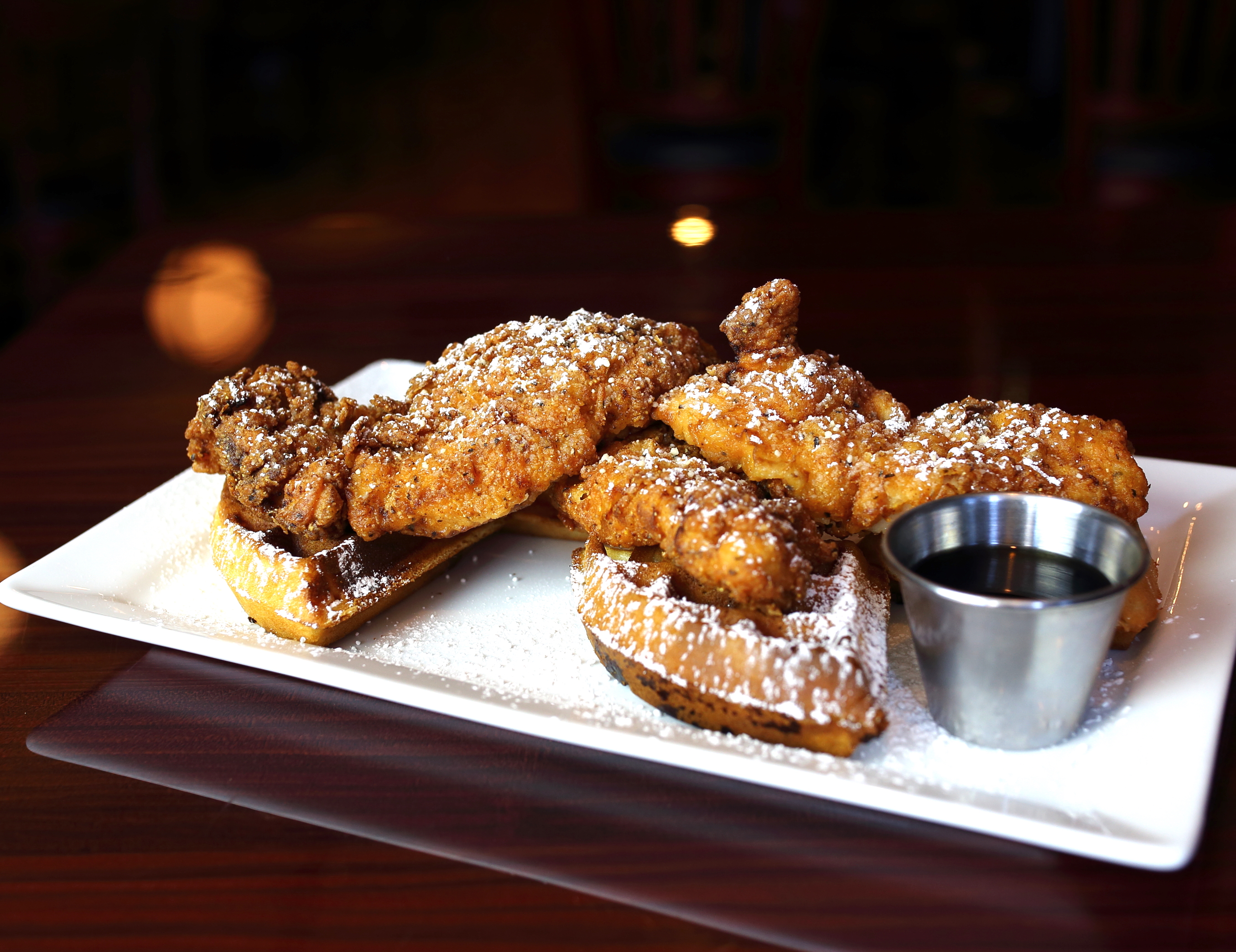 Order Chicken & Waffles food online from Haymaker Public House store, Ann Arbor on bringmethat.com