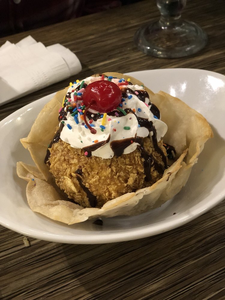 Order Deep Fried Ice Cream food online from Que Pasa Mexican Cafe store, Visalia on bringmethat.com